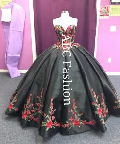 Quinceañera Floral Charro Quinceanera Dress By House Of Wu 26908
