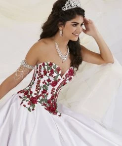 Quinceañera Floral Charro Quinceanera Dress By House Of Wu 26908