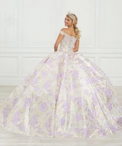 Quinceañera Floral Print Quinceanera Dress By House Of Wu 26971