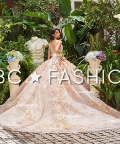 Ragazza Fashion Quinceañera Floral Print Quinceanera Dress By Ragazza DV32-532