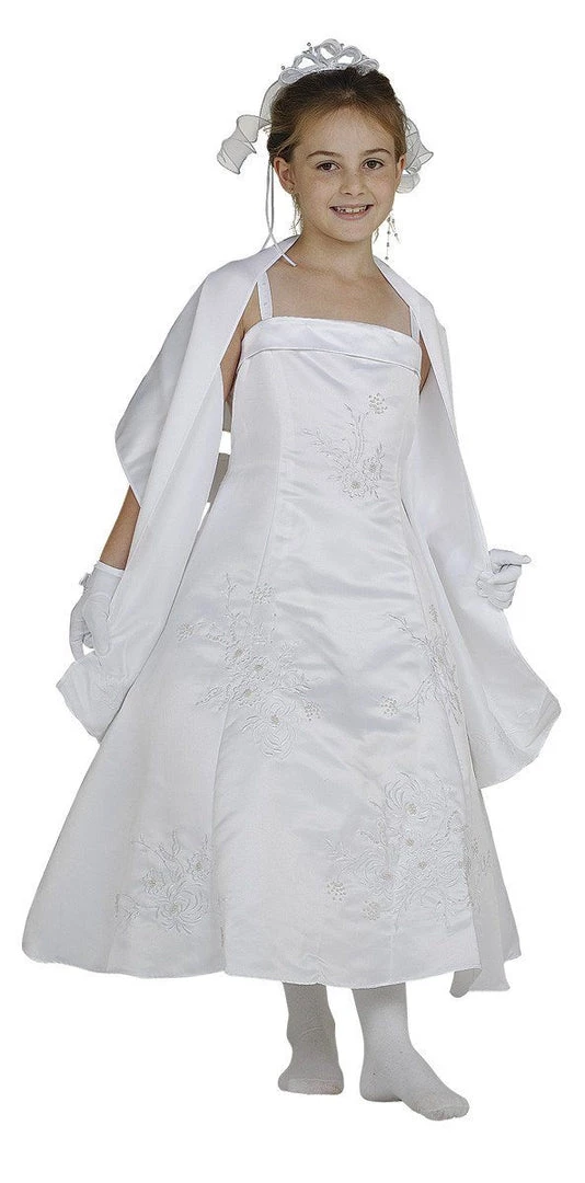 ABC Fashion Flower Girl Dresses With Floral Embroidery - 3 Colors 3 ABC Fashion Flower Girl Dresses With Floral Embroidery - 3 Colors