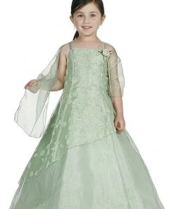 ABC Fashion Flower Girl Dresses With Floral Embroidery - 6 Colors