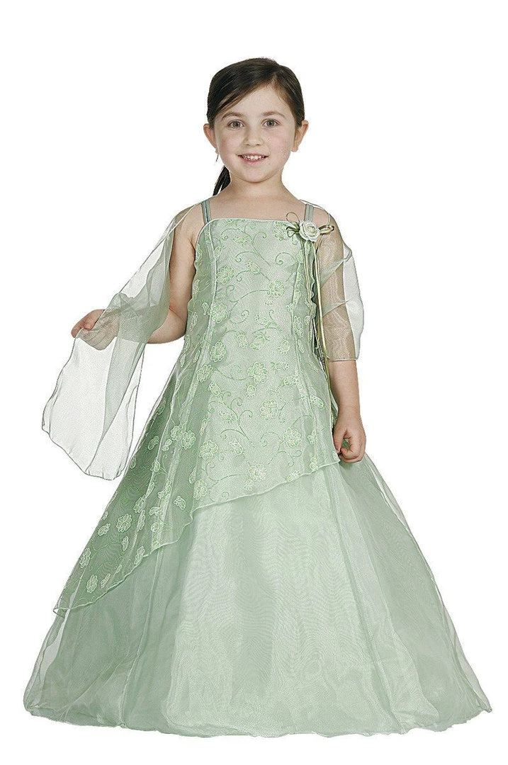 ABC Fashion Flower Girl Dresses With Floral Embroidery - 6 Colors 4 ABC Fashion Flower Girl Dresses With Floral Embroidery - 6 Colors