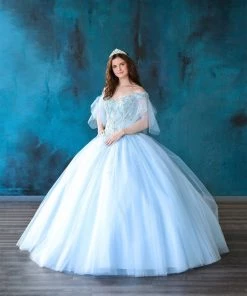 Calla Collection QuinceaƱera Flutter Sleeve Quinceanera Dress By Calla KY738001