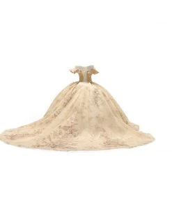 Ragazza Fashion Quinceañera Flutter Sleeve Quinceanera Dress By Ragazza DV73-573