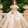 Ragazza Fashion Quinceañera Flutter Sleeve Quinceanera Dress By Ragazza DV73-573