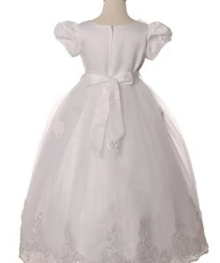 Girls 3D Floral Short Sleeve Dress By Cinderella Couture 2014