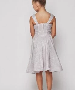 Girls Beaded Short Metallic Dress By Cinderella Couture 5070 Kids
