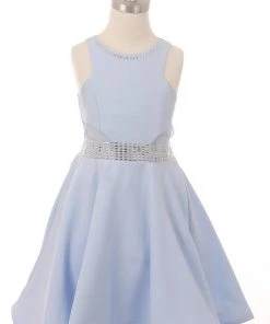 Kids Girls Beaded Short Satin Dress By Cinderella Couture 5071 17 Kids Girls Beaded Short Satin Dress By Cinderella Couture 5071