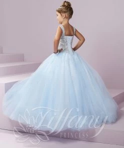 Tiffany Princess By House Of Wu Kids Girls Beaded Tulle Ball Gown By Tiffany Princess 13494