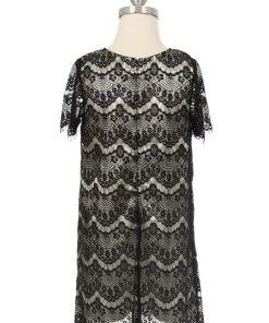 Girls Eyelid Lace Dress With Short Sleeves By Cinderella Couture 9370 Kids