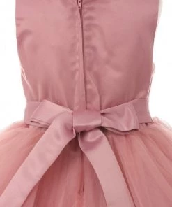 Girls High Low Dress With Appliques By Cinderella Couture 9056 Flower Girl Dresses