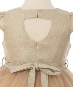 Girls High Low Dress With Glitter Top By Cinderella Couture 5072 Flower Girl Dresses