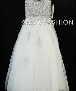 Tiffany Princess By House Of Wu Girls Long Lace Applique Dress By Tiffany Princess 13523