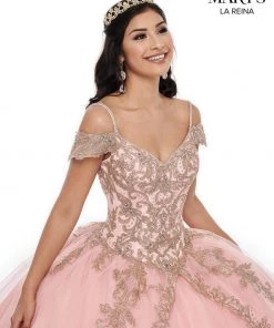 Mary's Bridal Mini Quince Collection Girls Long Applique Off Shoulder Dress By Mary's Bridal MQ4018 25 Mary's Bridal Mini Quince Collection Girls Long Applique Off Shoulder Dress By Mary's Bridal MQ4018