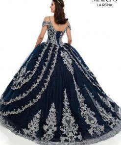 Mary's Bridal Mini Quince Collection Girls Long Applique Off Shoulder Dress By Mary's Bridal MQ4018 21 Mary's Bridal Mini Quince Collection Girls Long Applique Off Shoulder Dress By Mary's Bridal MQ4018