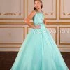 Tiffany Princess By House Of Wu Girls Long Beaded Chiffon Dress By Tiffany Princess 13579
