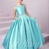 Tiffany Princess By House Of Wu Girls Long Beaded Mikado Dress By Tiffany Princess 13485 Kids
