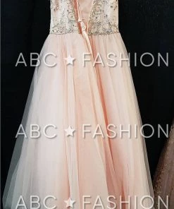 Tiffany Princess By House Of Wu Kids Girls Long Beaded Sweetheart Dress By Tiffany Princess 13539