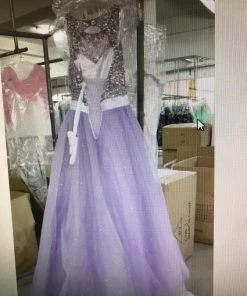 Tiffany Princess By House Of Wu Girls Long Beaded Tulle Dress By Tiffany Princess 13476 Kids