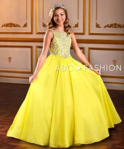 Tiffany Princess By House Of Wu Flower Girl Dresses Girls Beaded Long Chiffon Dress By Tiffany Princess 13586