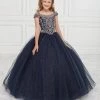 Tiffany Princess By House Of Wu Kids Girls Long Cold Shoulder Glitter Dress By Tiffany Princess 13594