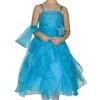 Cinderella Couture Girls Long Dresses With Scarf And Ruffled Skirt - 13 Colors 2 Cinderella Couture Girls Long Dresses With Scarf And Ruffled Skirt - 13 Colors