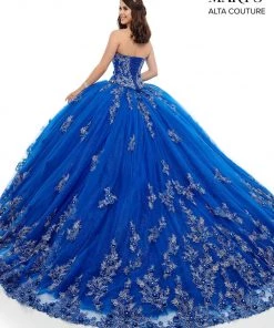 Mary's Bridal Mini Quince Collection Girls Long Floral Applique Dress By Mary's Bridal MQ4020 Flower Girl Dresses