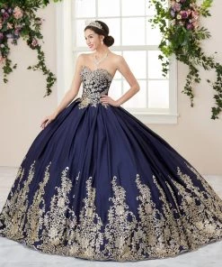 Tiffany Princess By House Of Wu Girls Long Glitter Floral Print Dress By Tiffany Princess 13614 Kids