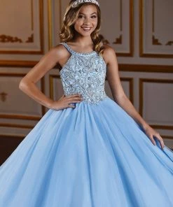 Tiffany Princess By House Of Wu Flower Girl Dresses Girls Long Beaded Halter Dress By Tiffany Princess 13576