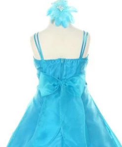 Cinderella Couture Girls Long Ivory Dresses With Scarf And Ruffled Skirt Kids 9 Cinderella Couture Girls Long Ivory Dresses With Scarf And Ruffled Skirt Kids