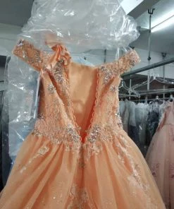 Tiffany Princess By House Of Wu Kids Girls Long Off Shoulder Glitter Dress By Tiffany Princess 13582