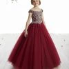 Tiffany Princess By House Of Wu Girls Long Off Shoulder Tulle Dress By Tiffany Princess 13505 Kids