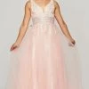 Girls Long Sleeveless Dress With Lace Top By Cinderella Couture 5082