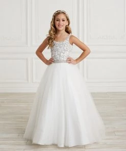 Tiffany Princess By House Of Wu Girls Long Sparkle Tulle Dress By Tiffany Princess 13626