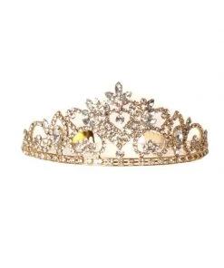 Cinderella Couture Girls Lovely Rhinestone Heart Tiara With Comb Kids