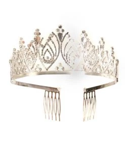 Cinderella Couture Girls Lovely Rhinestone Heart Tiara With Comb Kids