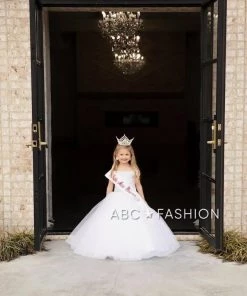 Tiffany Princess By House Of Wu Girls Off Shoulder Tulle Dress By Tiffany Princess 13458