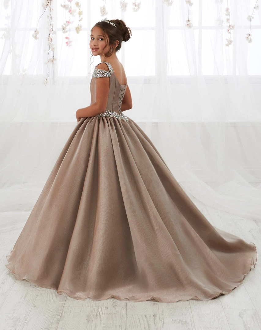 Tiffany Princess By House Of Wu Kids Girls Long Cold Shoulder Dress By Tiffany Princess 13551 4 Tiffany Princess By House Of Wu Kids Girls Long Cold Shoulder Dress By Tiffany Princess 13551