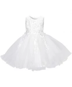 Girls Short 3D Floral Dress By Cinderella Couture 9122 Flower Girl Dresses