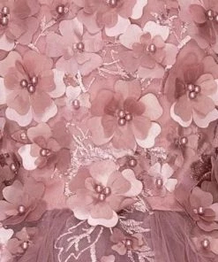 Girls Short 3D Floral Dress By Cinderella Couture 9122 Flower Girl Dresses