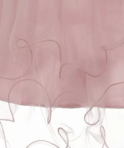 Girls Short Applique Halter Dress By Cinderella Couture 5100