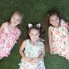 Calla Collection Flower Girl Dresses Girls Short Chiffon Floral Print Dress By Calla C621