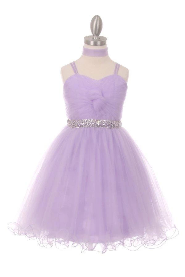 Kids Girls Short Front Twist Tulle Dress By Cinderella Couture 5019 13 Kids Girls Short Front Twist Tulle Dress By Cinderella Couture 5019