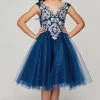 Girls Short Gllitter Tulle Dress By Cinderella Couture 5105