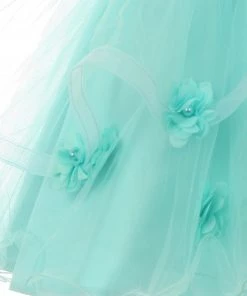 Flower Girl Dresses Girls Short Layered Dress With 3D Flowers By Cinderella Couture 9084