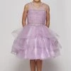 Flower Girl Dresses Girls Short Layered Dress With Beaded Bodice By Cinderella Couture 5050 2 Flower Girl Dresses Girls Short Layered Dress With Beaded Bodice By Cinderella Couture 5050