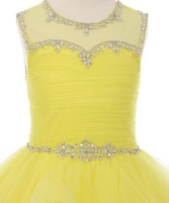 Flower Girl Dresses Girls Short Layered Dress With Beaded Bodice By Cinderella Couture 5050 17 Flower Girl Dresses Girls Short Layered Dress With Beaded Bodice By Cinderella Couture 5050