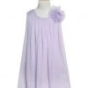 Calla Collection Girls Short Lilac Chiffon Dress With Removable Flower By Calla CJ104 Flower Girl Dresses 2 Calla Collection Girls Short Lilac Chiffon Dress With Removable Flower By Calla CJ104 Flower Girl Dresses