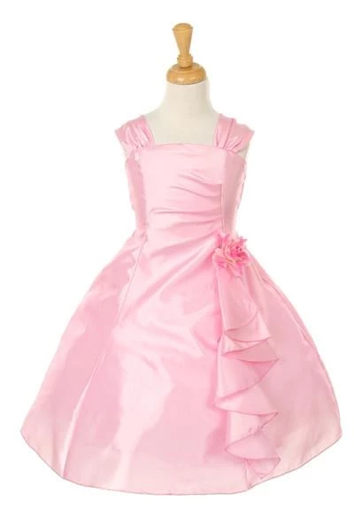 ABC Fashion Girls Short Royal Blue Dresses With Ruffled Skirt 4 ABC Fashion Girls Short Royal Blue Dresses With Ruffled Skirt